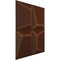 Ekena Millwork 19 5/8in. W x 19 5/8in. H Tellson EnduraWall Decorative 3D Wall Panel Covers 2.67 Sq. Ft. WP20X20TEDRU - alternate 6